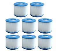 Robotic Pool Cleaner Filter Cartridge 1-10 Pezzi Di Filtro For Piscina Di Ricambio Adatti For Cartuccia Filtro Flowclear Taglia VI Lay-Z-Spa - Miami Vegas Palm Springs for Swimming pool(8 pcs)