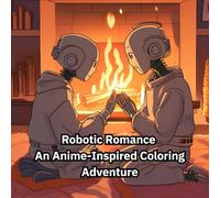 Robotic Romance: An Anime-Inspired Coloring Adventure