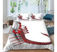 robotic scorpionSet Di Copripiumino morbida microfibra 3 pezzi motivo 3D con cerniera mechanical fantasy copripiumino incluso federe aiosa ultra morbido e traspirante for bambini King（220x240cm）