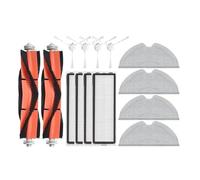 Robotic Vacuum Cleaner Accessories，Compatible For Xiaomi，1C 1T Mi | Robot Vacuum Mop，Compatible For Dreame，F9 Filter Main Side Brush Mop Cloth(SET18)