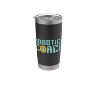 Robotics Coach ama i robot Intelligenza Artificiale Robotica Bicchiere termico in acciaio inox doppia parete