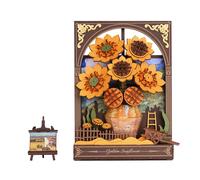 RoboTime 3D puzzle di legno - Girasoli Dorati