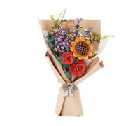 Puzzle 3D in legno di composizione floreale Rowood
