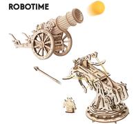 Robotime 3D Puzzle in legno medievale Siege armi gioco assemblaggio Set regalo per bambini adolescenti giocattolo di strategia di guerra per adulti KW401 KW801