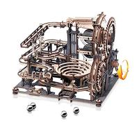 ROBOTIME Città Notturna Pista per Biglie in Legno a Manovella, LGA01