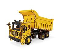 Robotime - Dump Truck Rokr Kit di costruzione, TG603K, giallo, 18 x 8 x 8 cm