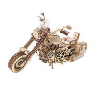 Robotime Ingranaggi meccanici stile retrò Puzzle 3D in legno tagliato al laser E