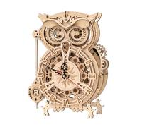 Robotime Ingranaggi meccanici stile retrò Puzzle 3D in legno tagliato al laser E