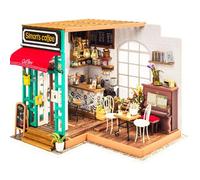 Robotime Kit modello di negozio in miniatura fai da te in legno 3D multicolore,