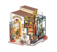 Robotime Kit modello di negozio in miniatura fai da te in legno 3D multicolore,