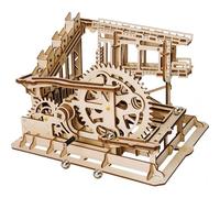 Robotime Marble Roller Coaster Clockwork Mechanical 3D Puzzle Game Woodcraft Construction Kit Adult Craft Set Puzzle Present (Cog Coaster)