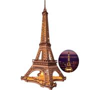 RoboTime puzzle 3D di legno Torre Eiffel notturna