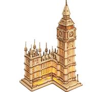 ROBOTIME puzzle 3D in legno Big Ben - torre dell'orologio luminosa