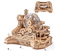 ROBOTIME Puzzle 3D in Legno Gear Ball Challenge - Kit Labirinto Meccanico da 653 Pezzi, STEM per Adulti e Ragazzi, Design a Forma di Controller, EGC01