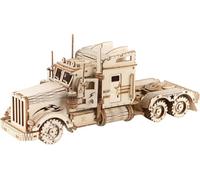 ROBOTIME Puzzle Pesante per Camion 3D costruito sul Tuo Kit di Modelli in Legno con Taglio Laser per Adulti