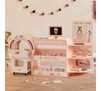 Robotime Robud Set di giocattoli per centro attività da medico in legno Gioco ospedaliero Giocattolo di ruolo da dottore per regalo per ragazza ragazzo