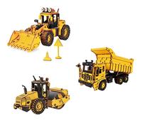 Robotime Rokr Construction Vehicles Truck Toys Set puzzle in legno 3D per ragazzi Toddlers Birthday