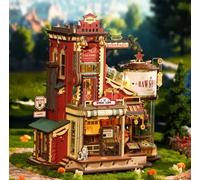 Robotime Rokr Dream Gift Factory Puzzle 3D in Legno Carillon Modello Natale