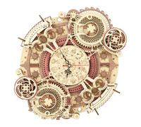 Robotime ROKR LC601 Orologio da parete zodiacale Puzzle in legno 3D Costruzione di modelli, Regali per lui, per Natale