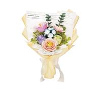 Robotime Rokr Spring Time Bouquet Puzzle 3D fai da te con 6 tipi di fiori I migliori regali per la tua moglie Kit di blocchi di costruzione per la famiglia Spring Time Bouquet