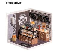 Robotime Rolife 3D Puzzle Kit costruisci la tua panetteria di grano dorato un Set di casa in miniatura fai-da-te affascinante e intricato per bambini adulti