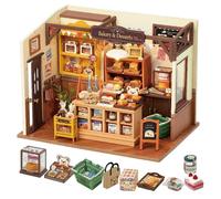 Robotime Rolife Becka's Baking House Puzzle 3D Kit casa delle bambole in miniatura fai-da-te Incredibile regalo per bambini DG161