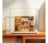 Robotime Rolife DollHouse Kit Mini copertura antipolvere fai da te per puzzle 3D assemblaggio modello di edificio giocattoli decorazione della camera da letto di casa