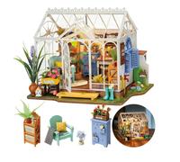 Robotime Rolife Dreamy Garden House Puzzle 3D Kit casa delle bambole in miniatura fai da te Artigianato Hobby Scaffale Oggetti decorativi DG163