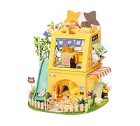 Robotime Rolife Kit di costruzione di una casa delle bambole in miniatura in leg