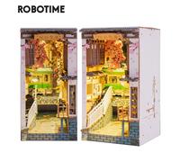 Robotime Rolife Libro Nooks Serie Storie in Libri 4 Tipi FAI DA TE In Legno Mobili Per La Casa In Miniatura Sakura Densya TGB01 Dropshipping TGB02 Sunshine Town