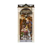 Robotime Rolife Maquetas Set di angoli per libri per la decorazione della libreria domestica Precoloreato Facile montaggio Arcade Incontri Kit fai da te TGB10