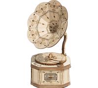 Gramophone - Puzzle 3D meccanico in legno Rolife