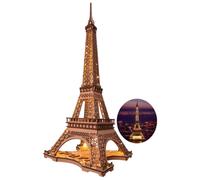 Robotime torre Eiffel Craft Kit Puzzle 3D Kit di costruzione di modelli fai da te con luce a LED rompicapo regali per bambini adolescenti adulti