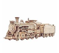 Robotime Treno 3D Puzzle modello Kit di costruzione meccanica per auto assemblaggio per adulti