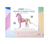 Robotime Uique Design, kit di pittura artigianale per puzzle in legno 3D fai da