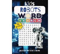 Robots Word Search Book: Word searches with easy to read print about ROBOTS! 6x9 inches, 60 pages. 30 puzzles ... Gift for Vacations, Holiday and Free Time!