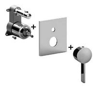 ROBOX015CR Set esterno miscelatore incasso doccia (2 uscite) ROCK PAFFONI