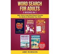 Robson Word Search for Adults 5 Books in 1 (Tascabile)