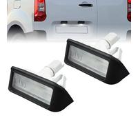 Robust Car Parts ROBUSTA 2 pezzi lampada targa per Citroen Berlingo Jumper SpaceTourer Peugeot Expert Partner Traveller Toyota Proace 6340.G7 dal 2008 in poi