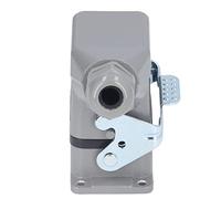 Robust Connector | 16A 500V Weather - Impervious Aluminium Alloy | Industrial Electrical Connector for Factory Equipment/Machine Tools/Outdoor Use | HDC - HE - 006-1 - PG13.5