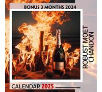 Robust Moet Chandon 2025: 15 Months of Sparkling Moments October 2024 to December 2025 Capturing the Essence of Moët & Chandon Perfect for Planning and Organizing in Large Size 8.5 x 8.5 Ideal Gifts