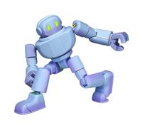 Robusta Action Figure Robotica, Design Robusto: Resistente, Liscia Modelli | Base antiscivolo per una posa senza sforzo con giunti mobili integrati | Dispositivo compatto portatile per giovani aiutanti