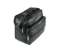 Robusta borsa da lavoro con tracolla, ideale per assistenti di volo, colore Nero, Formato rettangolare