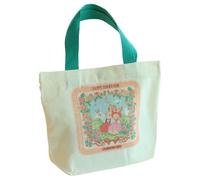 Robusta borsa per il trasporto estetico in tela - Borsa a tracolla con motivo coniglietto - Riutilizzabile, portatile, carina, casual, per lo shopping, palestra, parco, Re, 06, vedi descrizione