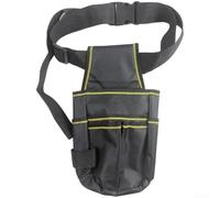Robusta borsa porta attrezzi regolabile con tasche multiple, design compatto e leggero per una conservazione efficiente degli attrezzi e un accesso rapido sui siti di lavoro (verdastro)