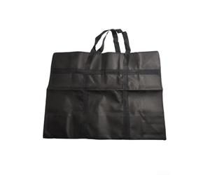 Robusta borsa portaoggetti Oxford per mobili da giardino, set di cuscini per esterni, sedie, scooter, salvaspazio, nero (nero)