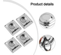 Robusta Capacità di Carico con Confezione da 4 Anelli a D per Montaggio a Pavim