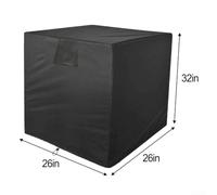 Robusta copertura antipolvere AC per condizionatori d'aria verticali con caratteristiche antivento e tessuto Oxford impermeabile (66 x 66 x 81,3 cm)