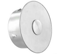 Robusta copertura per camino in acciaio inox per chiusura tubi stufa, progettata per prevenire odori e ingressi, regolabile per diversi tubi (90 mm)
