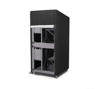 Robusta copertura per la casa del gatto per il posizionamento esterno utilizzando tessuto ad alta densità 210D 420D 600D per la difesa dagli elementi (210D)